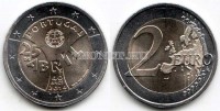 монета Португалия 2 евро 2014 год 40 лет Революции гвоздик