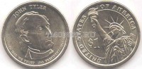 США 1 доллар 2009 год Джон Тайлер