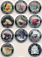Малави набор из 10-ти монет 10 квача 2010 год Ядовитые лягушки