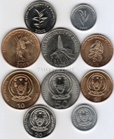 Руанда набор из 5-ти монет