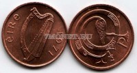 монета Ирландия 1/2 пенни 1971 год
