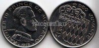 монета Монако 1 франк 1978-1982 год Ренье III, 13-й князь Монако