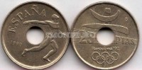 монета Испания 25 песет 1990 год Олимпиада в Барселоне