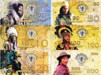 Колумбия набор из 6-ти банкнот 2016 год Серия Коренные народы Америки