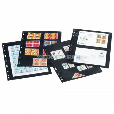 листы для марок Optima 5S (чёрный фон)