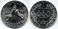 монета США 1 доллар 1988 год D олимпиада