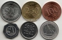 Ливан набор из 6-ти монет