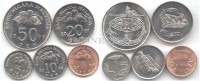 Малайзия набор из 5-ти монет
