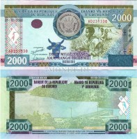 бона Бурунди 2000 франков 2008 год