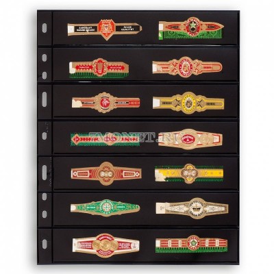 листы для марок Optima 7S (чёрный фон)