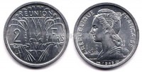 монета Реюньон 2 франка 1948 год