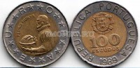 монета Португалия 100 эскудо 1989,1991 годы Педро Нуниш