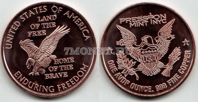 жетон США Земля Свободных