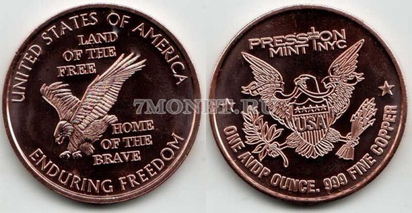 жетон США Земля Свободных