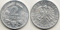 монета Австрия 2 шиллинга 1947 год