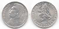 монета Чехословакия 100 крон 1949 год Сталин