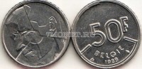 монета Бельгия 50 франков 1989 год «BELGIE»