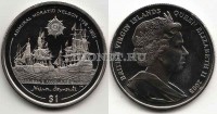 монета Виргинские острова 1 доллар 2005 год флагманский корабль Нельсона