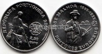 монета Португалия 2,5 евро 2012 год Хосе Мальоа