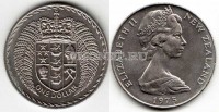 монета Новая Зеландия 1 доллар 1975 год
