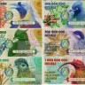 набор из 6-ти сувенирных банкнот Большой Элобей (Элобей Гранде) 2018 год Птицы