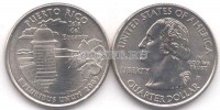 США 25 центов 2009 года Пуэрто-Рико
