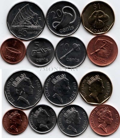 Фиджи набор из 7-ми монет