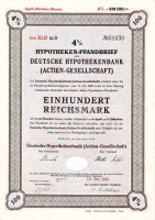 Германия Облигация Ипотека 4 % 100 Gm 1940
