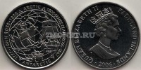 монета Фолклендские острова 1 крона 2006 год Джон и Джеймс Кларк Росс