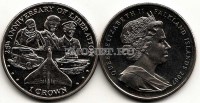 монета Фолклендские острова 1 крона 2007 год 25 лет независимости