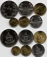 Вануату набор из 6-ти монет