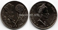 монета Новая Зеландия 1 доллар 1981 год королевский визит