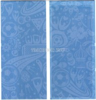 Буклет для банкноты 100 рублей 2018 год Чемпионат Мира по футболу 2018 года голубой
